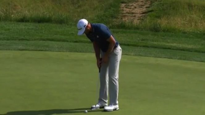 DJ over the controversial putt